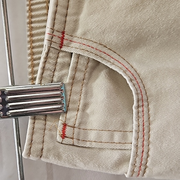 Oshkosh, The Genuine Article, Kids Capri's, Sz 6 100% Cotton,Embroidered Flower - Picture 5 of 15